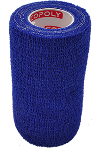 Slika Samoljepljiva elastična zavojnica 10 cm - Plava