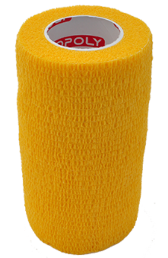 Slika Samoljepljiva elastična zavojnica 10 cm - Žuta