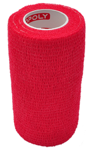 Slika Samoljepljiva elastična zavoja 10 cm - Crvena