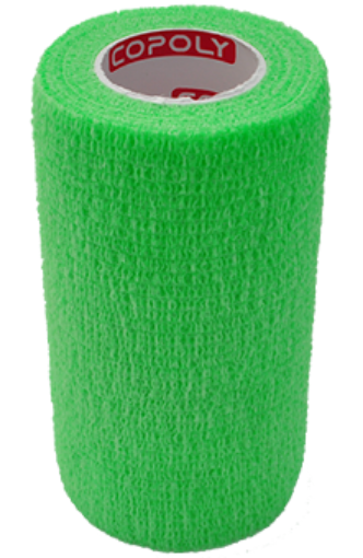 Slika Samoljepljiva elastična zavoja 10 cm - Svijetlo Zelena