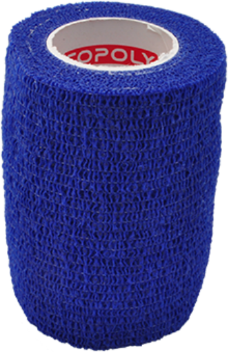 Slika Samoljepljiva elastična zavoja 7,5 cm - Plavo