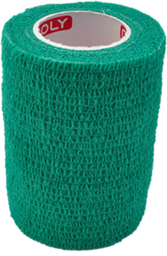 Slika Samoljepljiva elastična zavoja 7,5 cm - Zelena