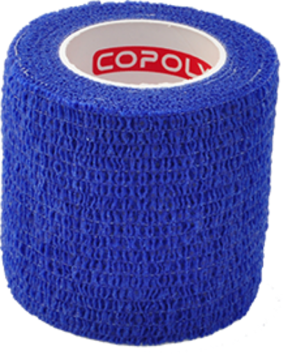 Slika Samoljepljiva elastična zavoja 5 cm - Plavo