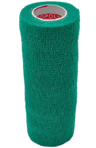 Slika Samoljepljiva elastična zavoja 15 cm - Zelena