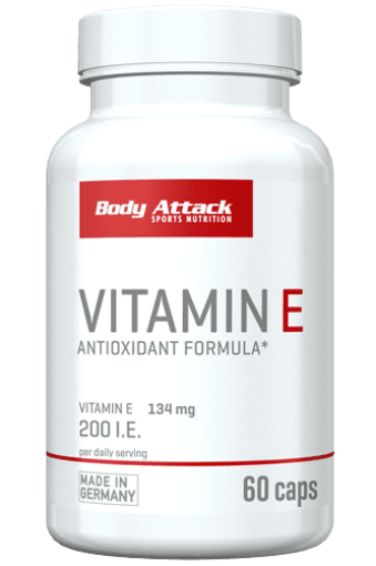 Slika Vitamin E - 60 kapsula Body Attack