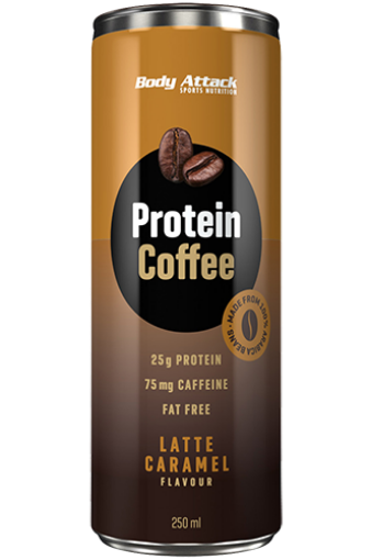 Slika Proteinski Kava - 250ml Karamel-Latte Body Attack