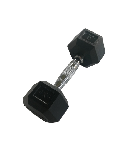 Slika Šesterokutna bučica 4 kg - Dumbbell