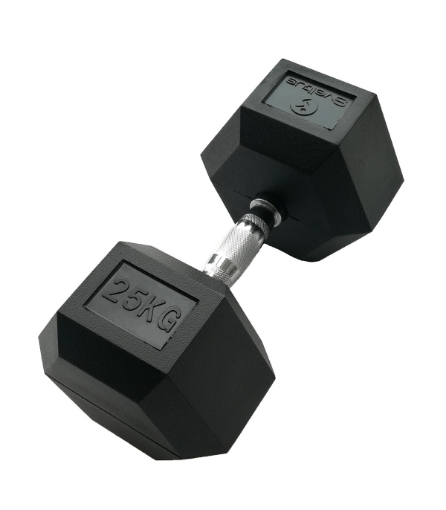 Slika Šesterokutna bučica 25 kg - Dumbbell