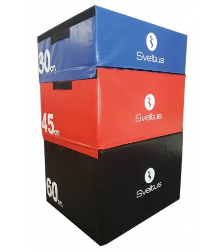 Slika Set plyometrijskih kutija 30/45/60 cm - Plyobox - Sveltus