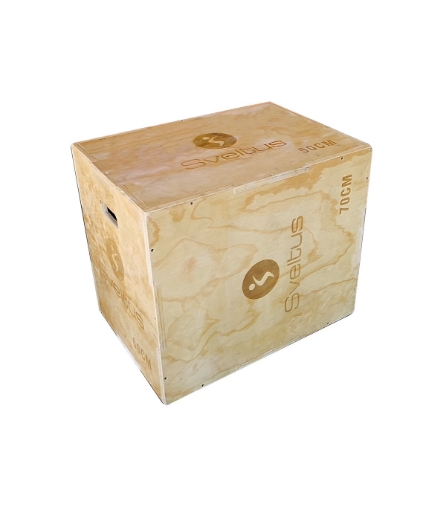 Slika SVELTUS Drvena pliometrijska kutija 70 x 60 x 50 cm