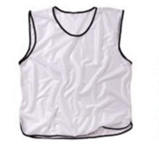 Slika Bijela trening majica za odrasle iz TeamSporta