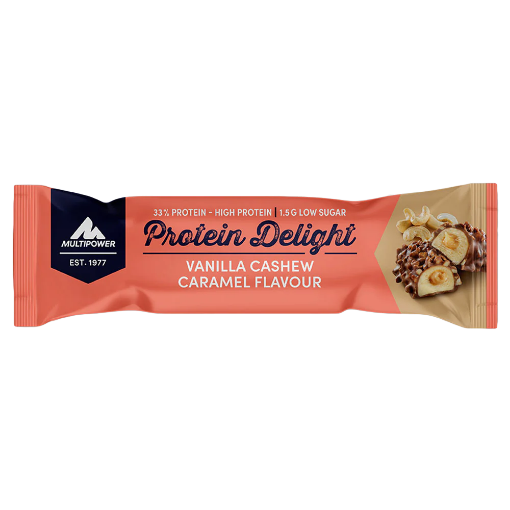 Slika Proteinski snack Delight - 35g - Vanilija Cashew Karamel
