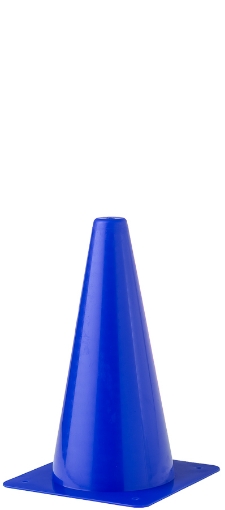 Slika Plastična kegla za trening 23cm - Plava - Teamsport