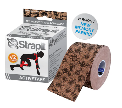 Slika DYNAMIC ACTIVETAPE 5CM x 5M  - BEŽ/CRNA