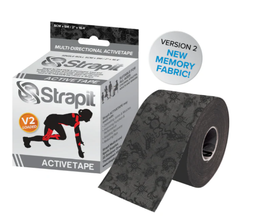 Slika DYNAMIC ACTIVETAPE 5CM x 5M  - CRNA/CRNA