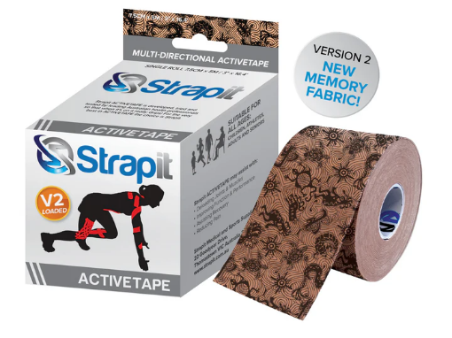 Slika DYNAMIC ACTIVETAPE 7,5CM x 5M  - CRNA