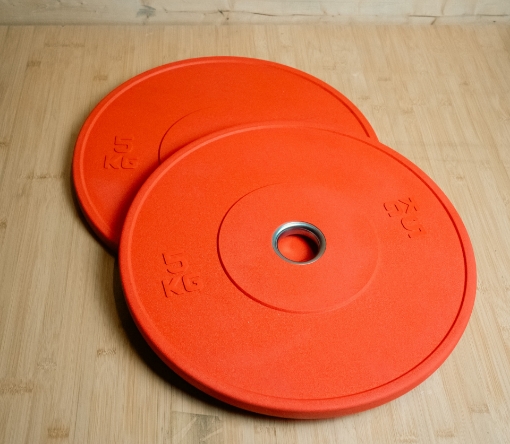 Slika Set 2 olimpijska diska 5 kg crvena