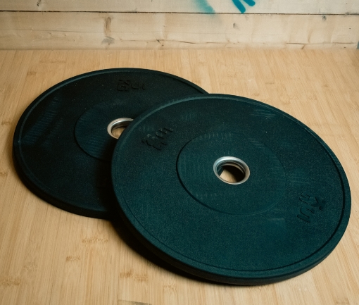 Slika Set 2 olimpijska diska 5 kg crna