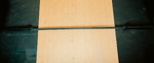 Slika Crna olimpijska šipka 220 cm