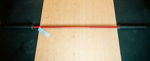 Slika Crveno-crna olimpijska šipka 220 cm