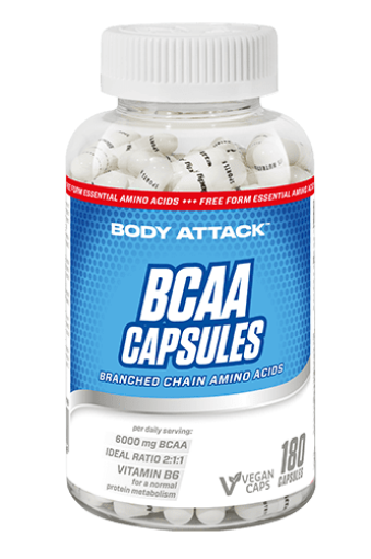 Slika BCAA 180 Kapsula - Body Attack