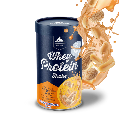 Slika Whey protein shake 420g - Kikiriki Karamela MultiPower