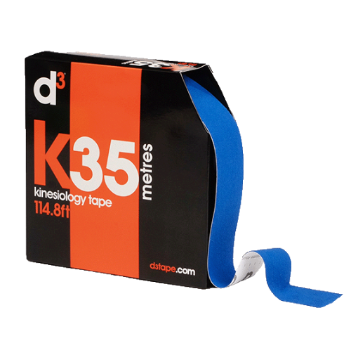 Slika K6.0 Kinezio Traka Kraljevsko Plava 5 cm x 35 m - d3Tape